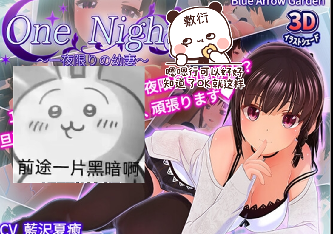 【3DSLG/生肉/全动态】One Night～一夜限りの幼妻～[290M]-鱼乐